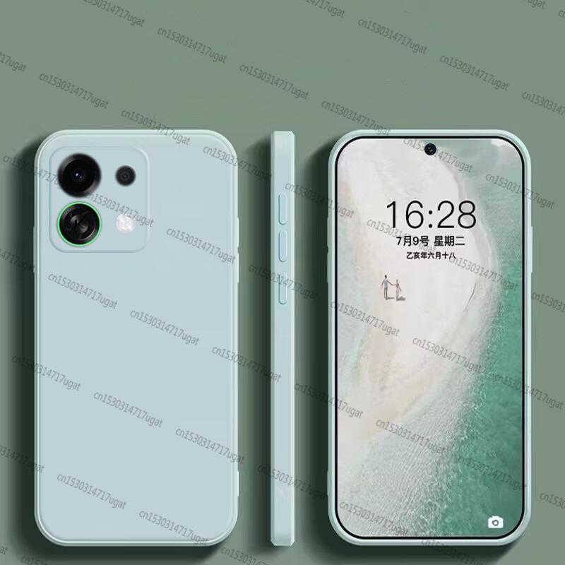 Para Capa Oppo K13 Turbo Para Oppo K13 Turbo Pro Anti-choque Macia Silicone Líquido Cor Doce Capa Para Oppo K13 Turbo Capa