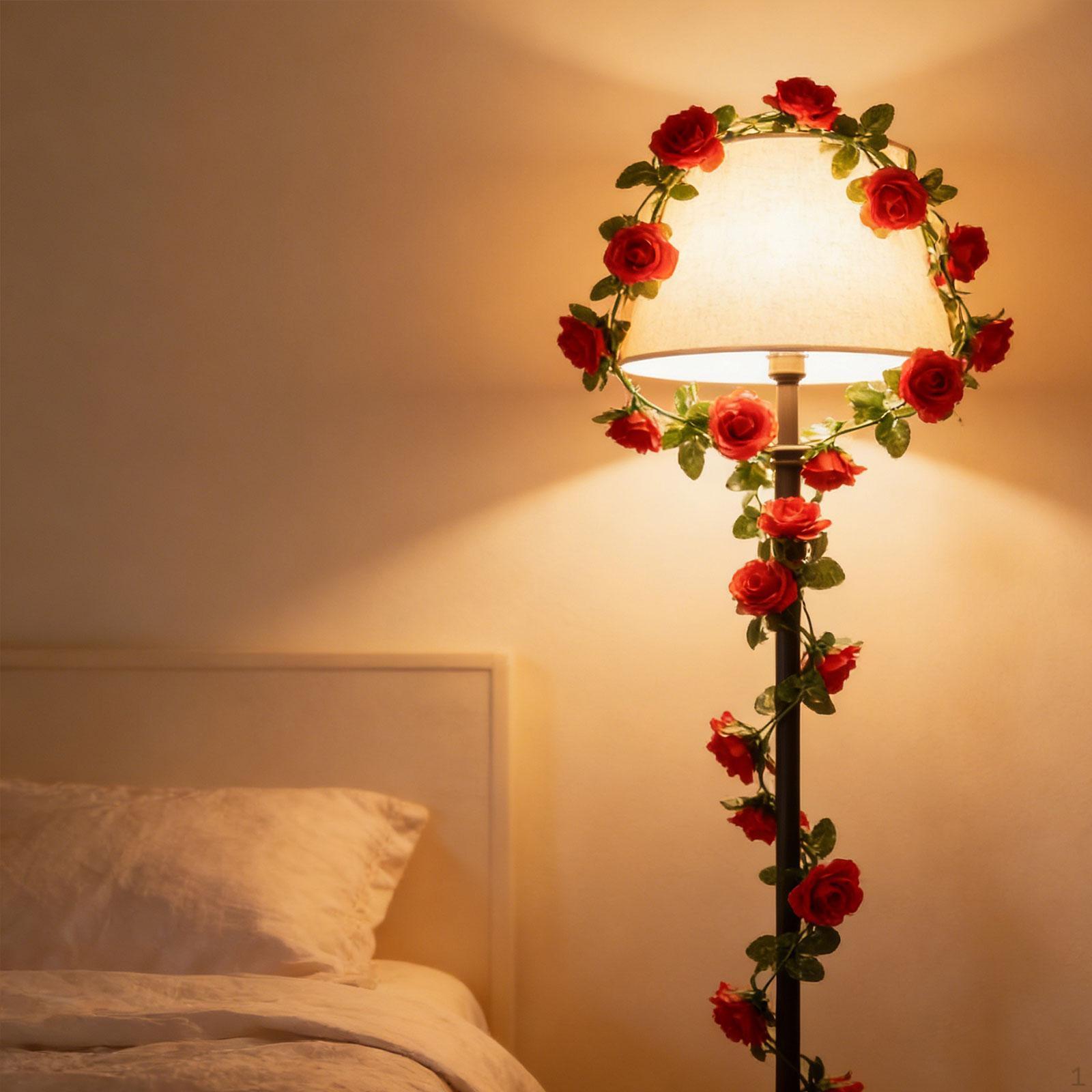 Гирлянда из растений Искусственные пионы и розы для офиса, отеля, скатерти Red