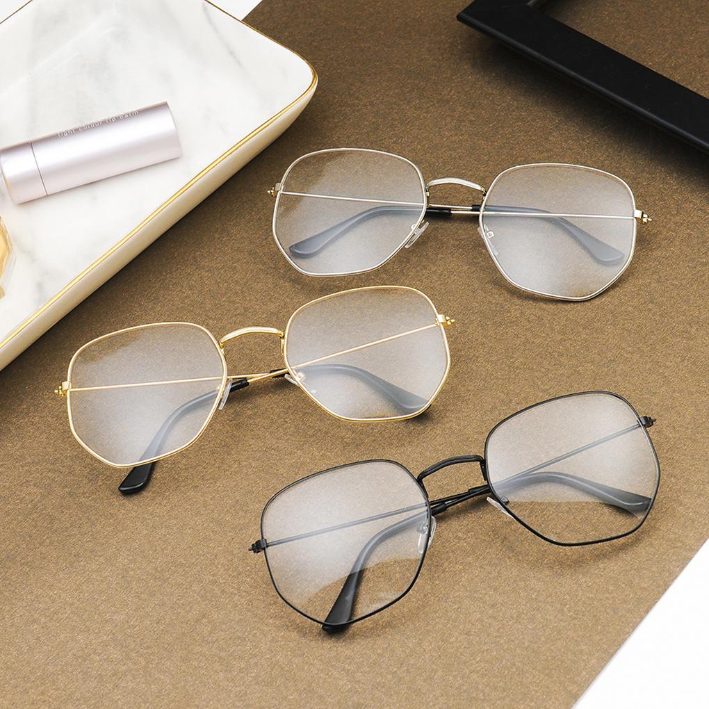 Vintage Herren Damen Brillenrahmen Brille Retro Brille Klare Gläser Brillen Neu