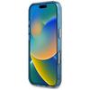 Guess IML Metal Glitter 4G Circle Triangle MagSafe Case for iPhone 16 Pro Max blue