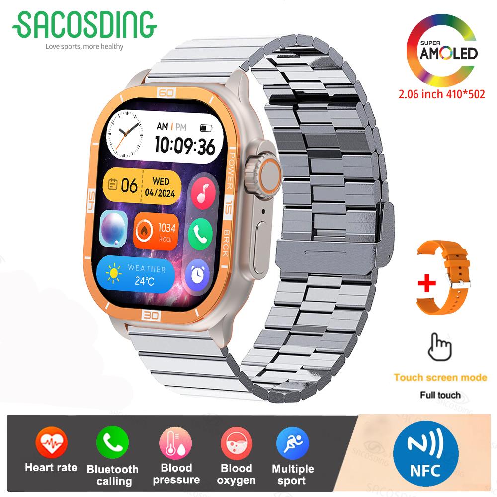 Bluetooth Call Smart Watch For Women Men Amloed Watches Men Sports Fitness Tracker Heart Rate Smartwatch For Android IOS