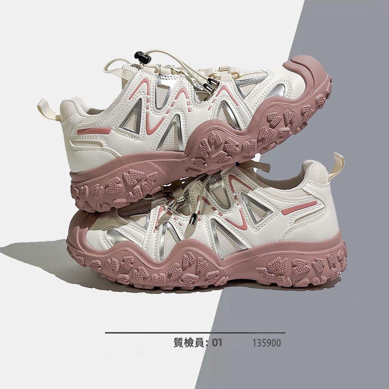 Nové dámské platformové tenisky venkovní silná podrážka tenisové vulkanizované boty turistické horolezecké boty pro ženy