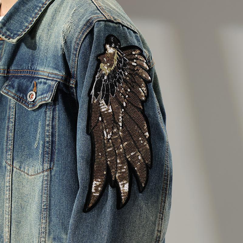 Xintang Men's Distressed Denim Jacket 2025: Trendy Ripped Retro Pique Casual Jacket