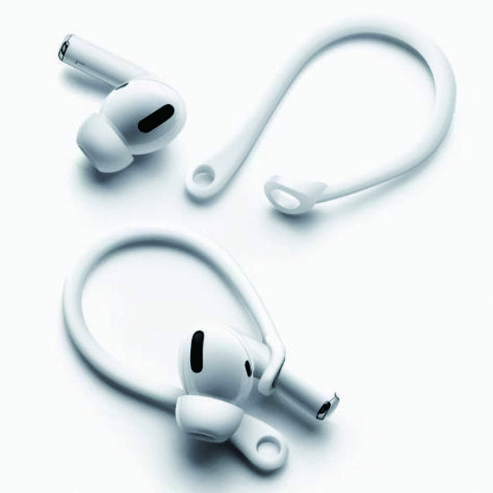 Ganci per l'orecchio in silicone sportivo per Apple AirPods pro Accessori Auricolare Bluetooth anticaduta per airpod 2 3 Supporto per Airpods 3 2 1