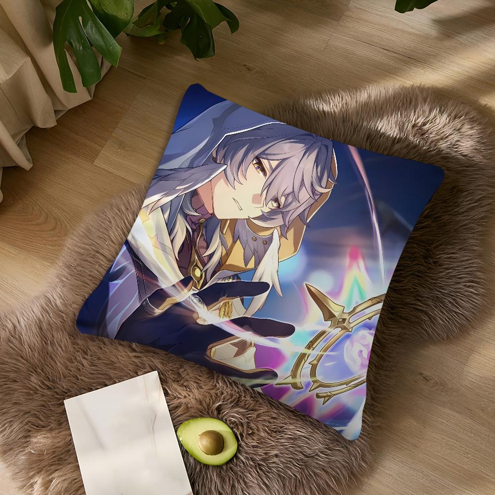 Honkai Star Rail Sunday Cushion Cover For Bedroom Car Coffee Shop Room Soft and Living Room Sofa Decorative Pillow Cover Case