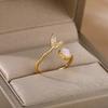 Hot Sale Flower Ring Women's Niche Design High Sense Fashion Personality Ring Opening Adjustable Index Finger Ring