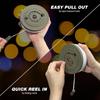2 In 1 LED Reel String Light Outdoor Rechargeable Camping String Light Recyclable Tape Light Tent Garden Holiday Decoration Lamp