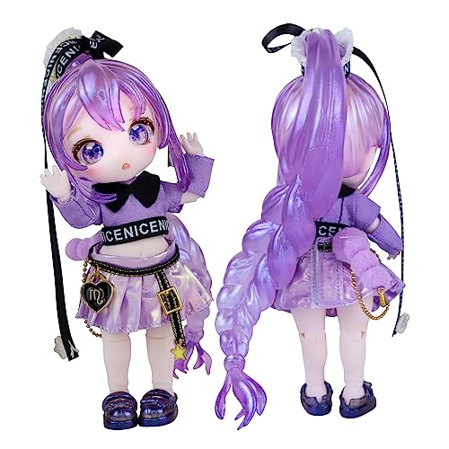 ICY Fortune Days 13cm BJD Puppe - Anime-Stil Puppen-Set, Perfekt für Geschenke, Dekoration, DIY-Übung und Sammlungen, Mädchenpuppe 8+ (Skorpion)