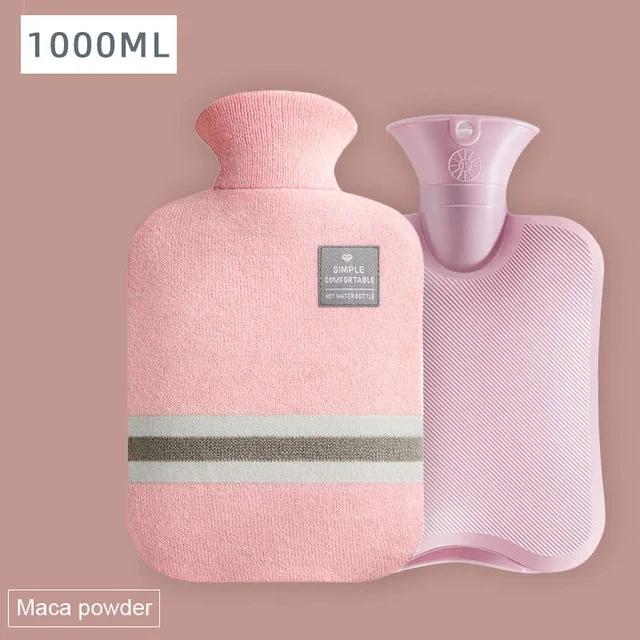 1000/2000Ml Hot Water Bottles Bag Water-filling Hot-water Bag for Female Warm Belly Hands and Feet Keep Hand Warmer Hot WaterBag