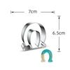 Horse Cowboy Cookie Cutter Mould Stainless Steel Pony Horseshoe Cowboy Shapes Biscuit Mold Fondant Pastry Decor Baking Tools