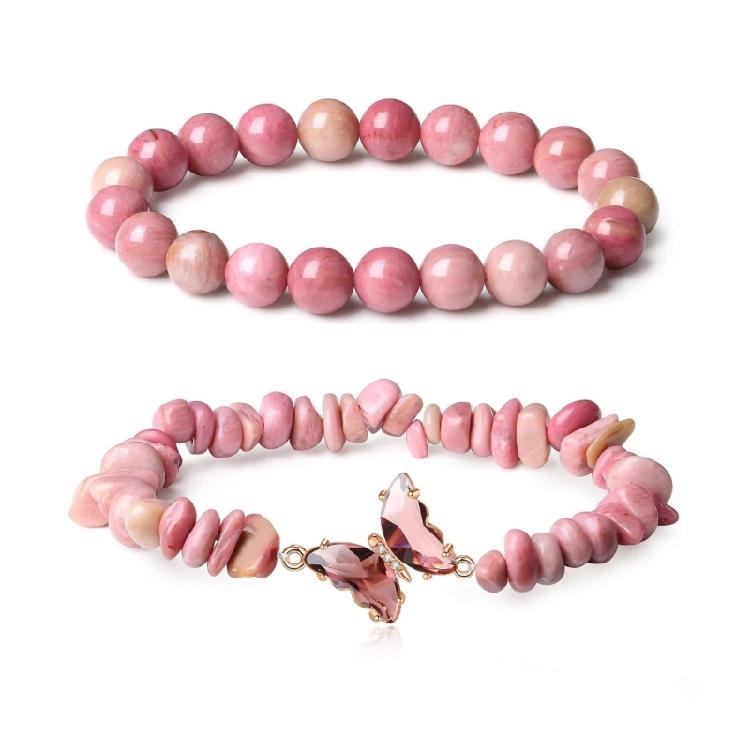 Conjunto de Pulseiras de Cristal Borboleta Moderno Pulseira de Pulso Borboleta com Contas de Cristal Chique Joia Versátil para Festas e Encontros