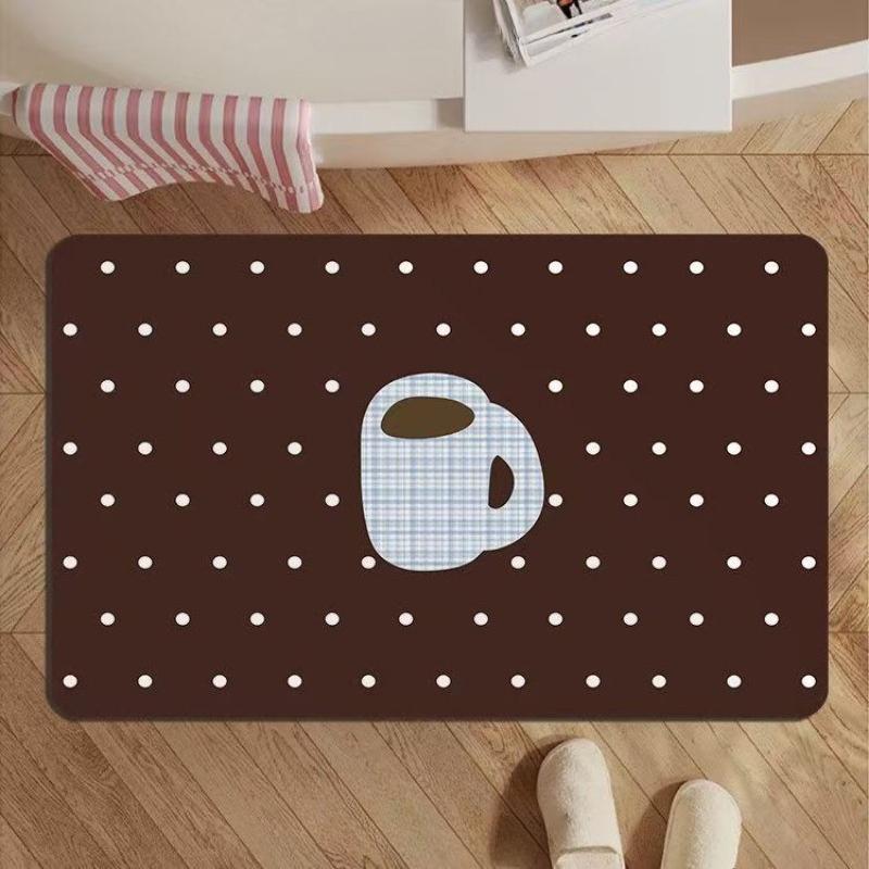 Bathroom absorbent diatom mud toilet doormat toilet toilet floor mat toilet carpet
