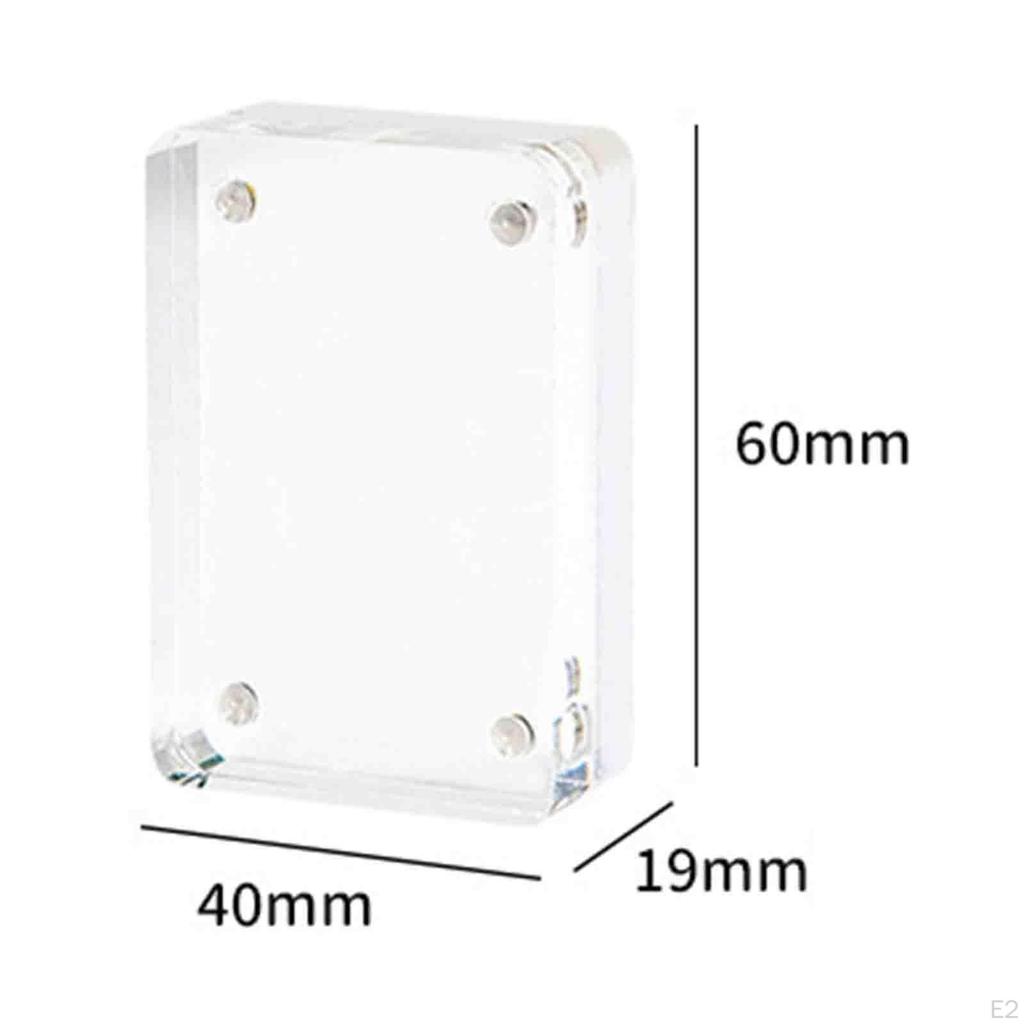 Goo Card DIY Mini Photocard Holder Stand Pendant Ornament Idol Decals Photo Frame for Desktop Fridge