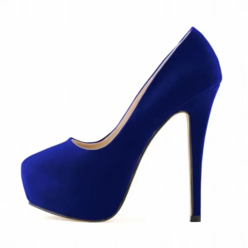 Frauen Plattform Sexy Pumps Stilettos 14cm High Heels Weibliche Slingback Flache Runde Zehen Nachtclub Party Kleid Rot Hochzeit Schuhe