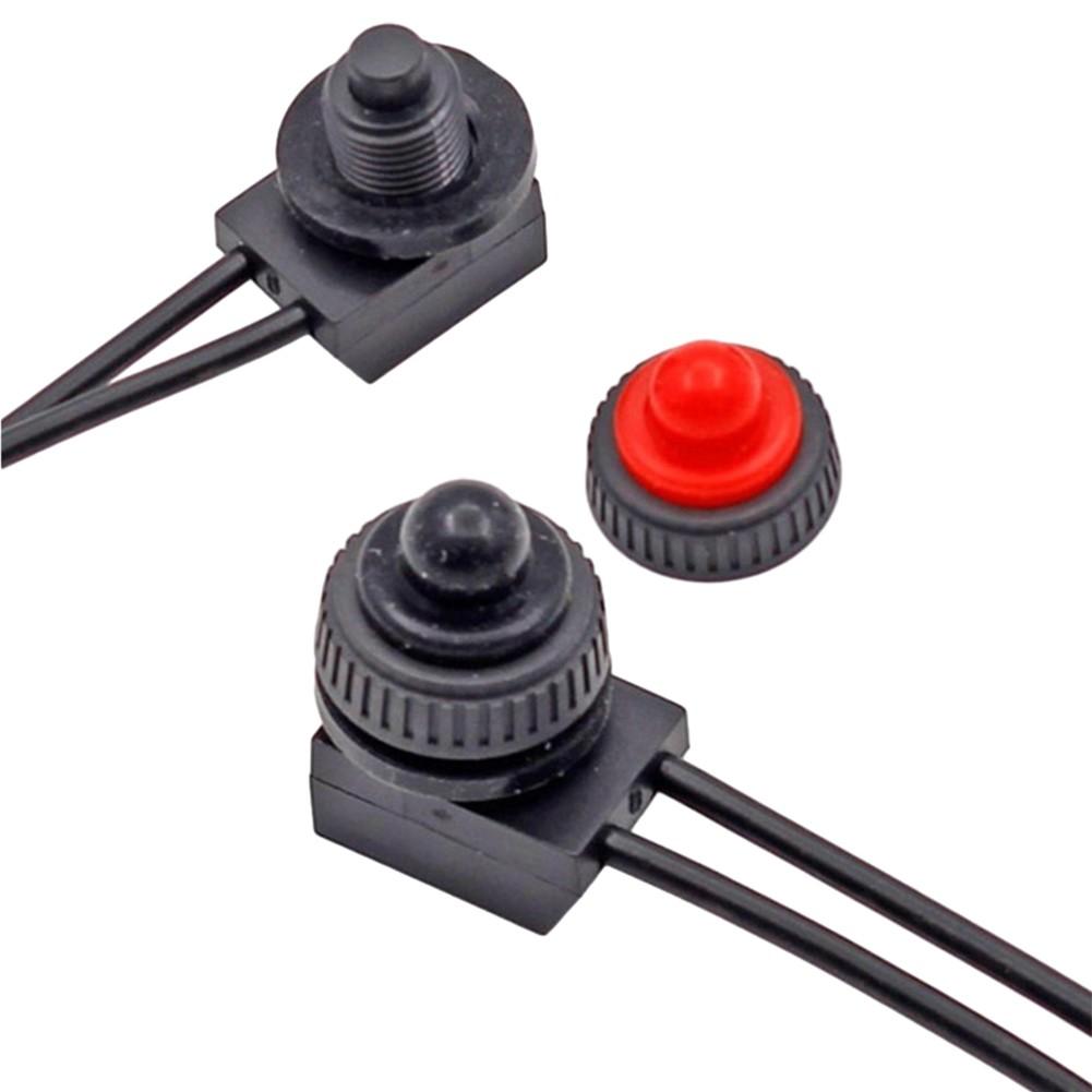 Protective Push Button Switch Red/black Rubber Cover Self-locking