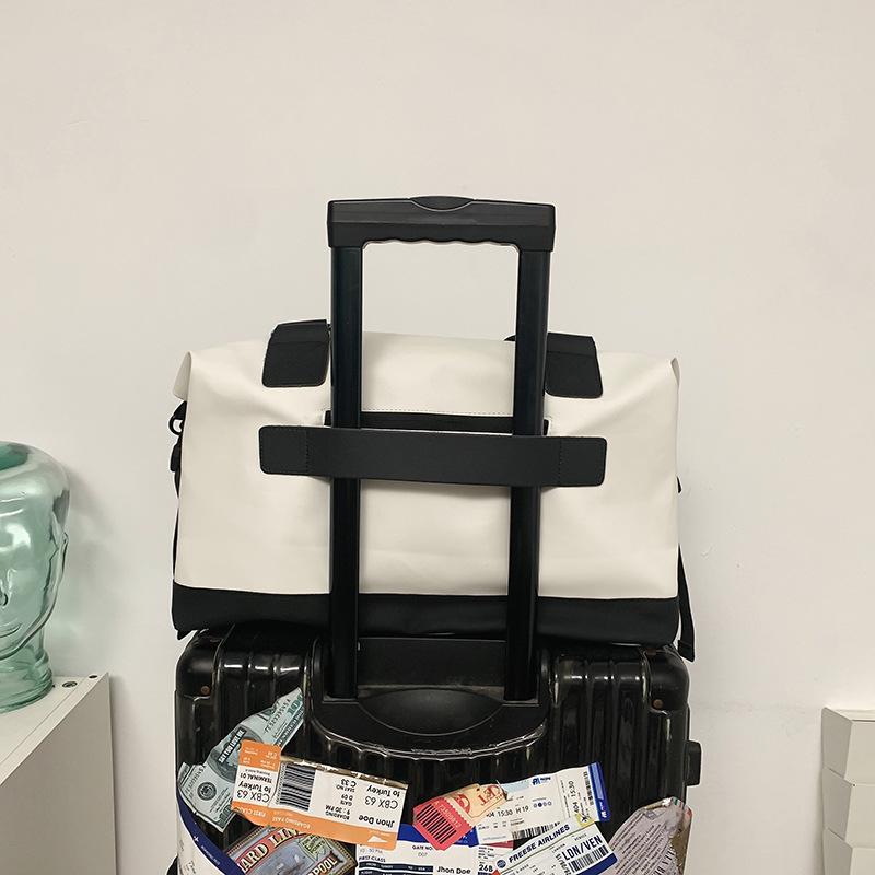 Students start school holiday, dry and wet separation, storage, luggage bag, go out trend can be set, tie rod hand-held travel bag