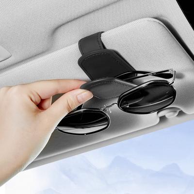 Car Glasses Clip Universal Glasses Case Holder Magnetic Eyeglass Hanger Clip Fastener Pen Case Eyeglasses Car