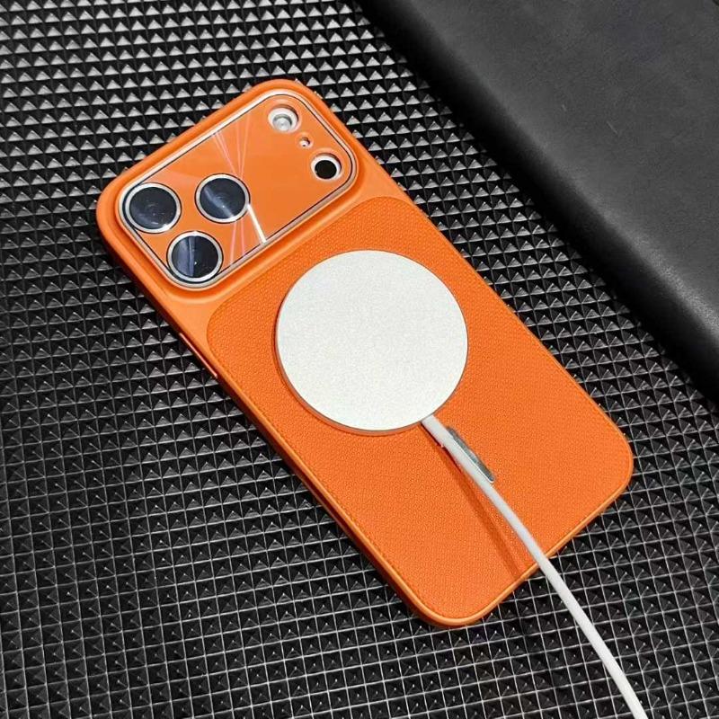 Luxury Strong Magnetic for Magsafe Color-blocking Spli Case for IPhone 17 Pro Max Air 16 15 Plus 14 13 Lens Protector Cover