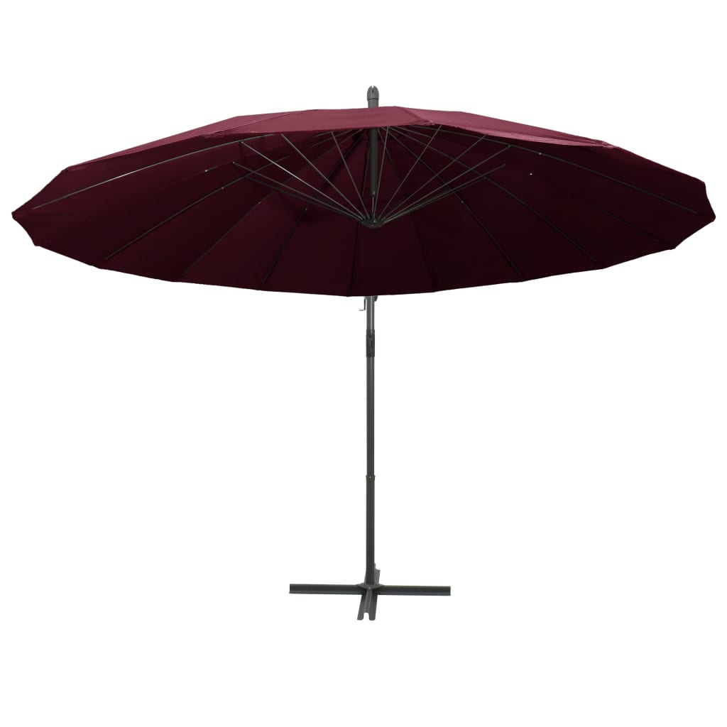 Umbrella Burgundy Red 3 M Aluminum Mast