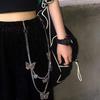 Jewelry Punk Tassel Butterfly Waist Chain Women's Personalized All-match Pants Chain Fashion Multi-layer Body Chain Pants Decoration