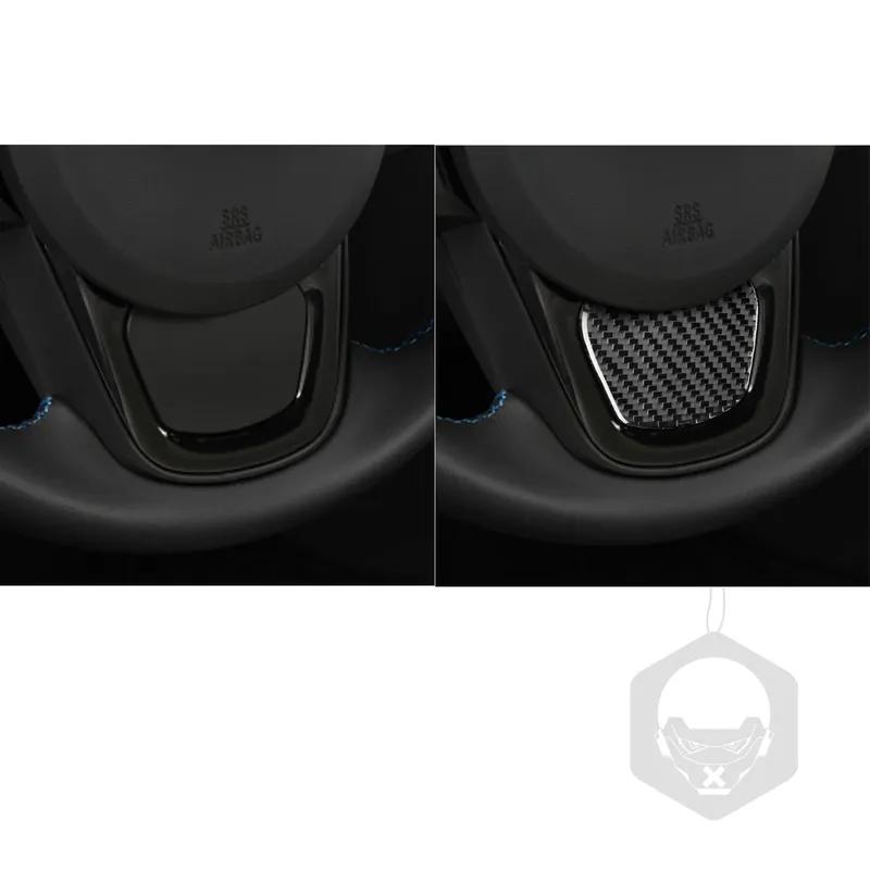 For Toyota Supra A90 - Car Accessories Carbon Fiber Steering Wheel Chin Modified Cover Interior Decoration Sticker