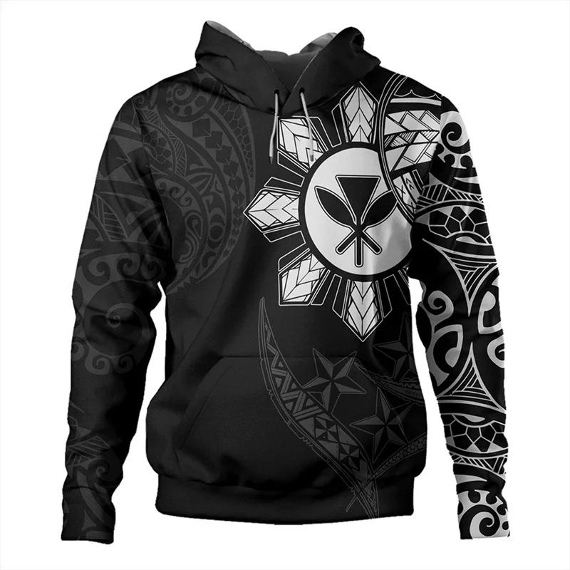 Men's Fiji-style 3D Flag-print Hoodie long-sleeve Pullover with Graphic Print A Comfortable Trendy Choice for Autumn WinterUnisex Woman's