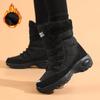 Women Boots Winter Keep Warm Quality Mid-Calf Snow Boots Ladies Lace-up Comfortable Waterproof Booties Chaussures Femme