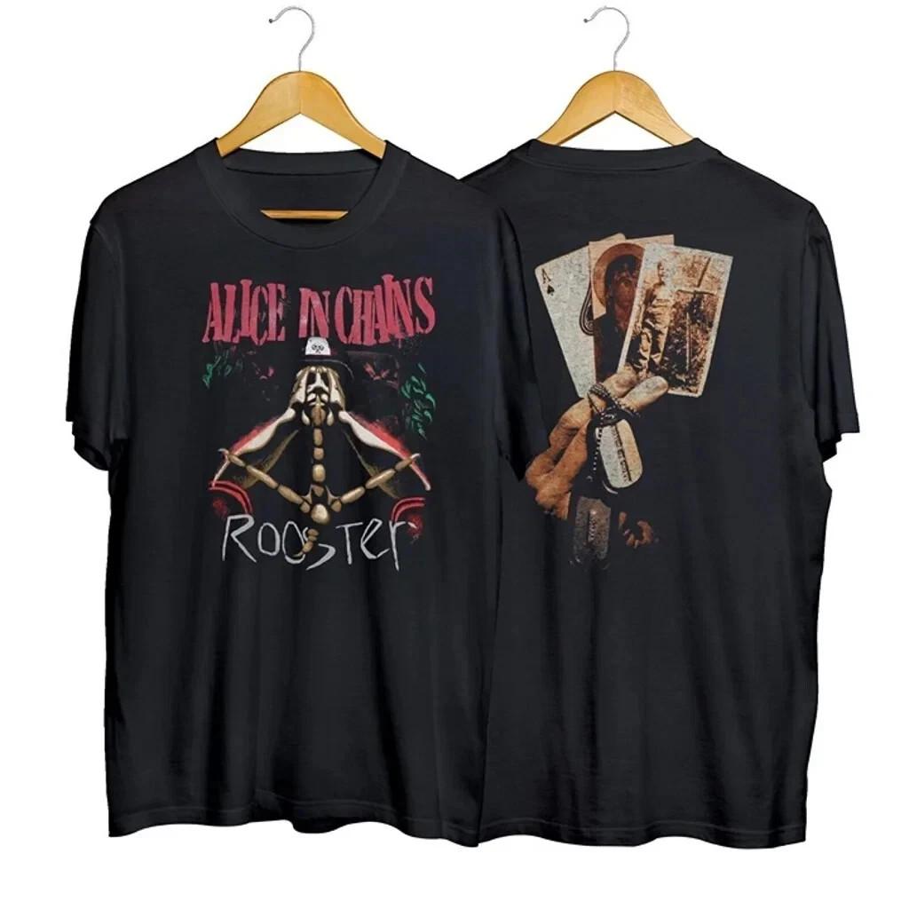 Винтажная футболка Alice In Chains с петухом 1993 года Винтажная Унисекс Хлопок S-5XL 4XL