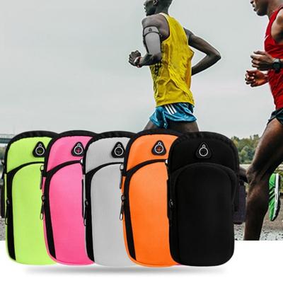 Running Phone Arm Bag Wrist Bag Women's Sports and Fitness Equipment Arm Cover Men's Summer Arm Strap Storage Bag Artifact