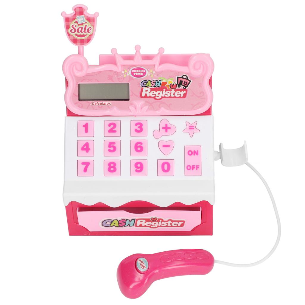 Kassierer Spielzeug Kinder Kasse Spielset mit Spielgeld Geschenk für Vorschulkinder Kleinkinder