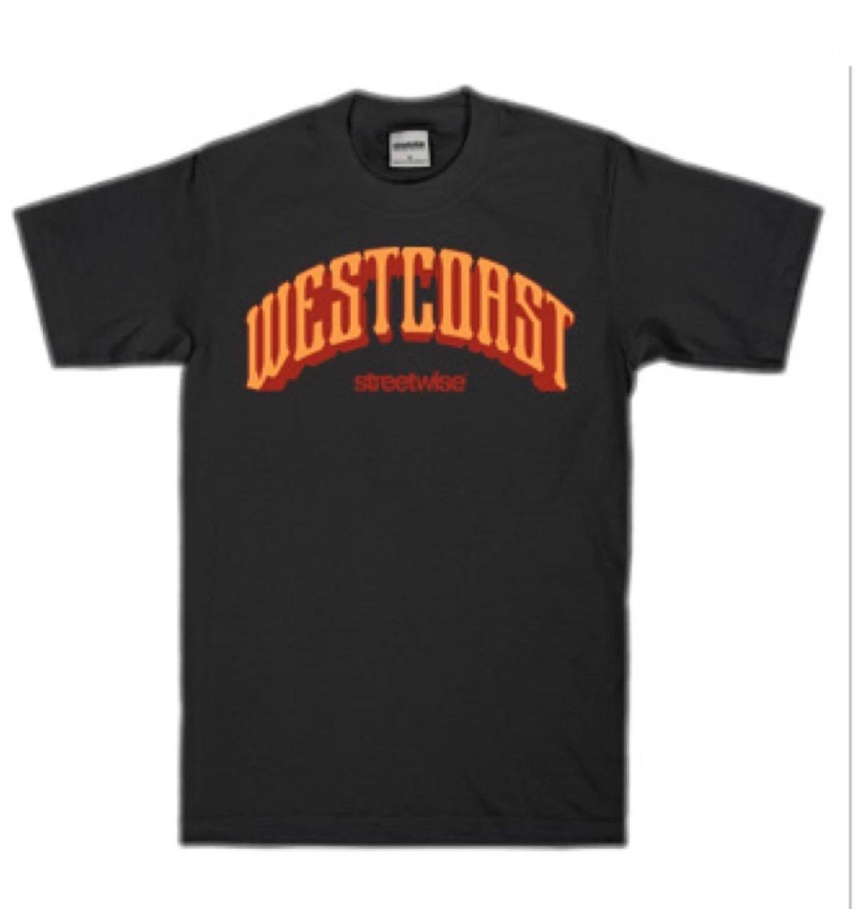 Streetwise West West Graphic T-Shirt Black M-L-XL-2XL-3XL-4XL-5XL XL