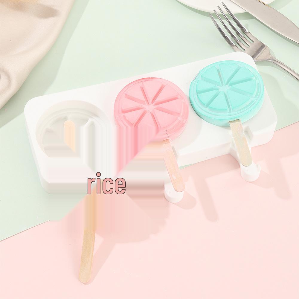 DIY 4-Cavity Oval Silicone Ice Cream & Popsicle Mold