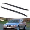 For BMW 5 Series E39 1995 2003 Headlight Eyelid Trim Glossy Black Plastic Decorative Automotive Parts for Front Lights