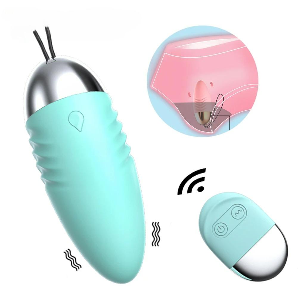 Silicone Vibrating Egg Wireless Remote Control Bullet Vibrators Vaginal Masturbation G Spot Stimulating Massager Women Sex Toys