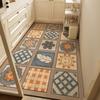 Carpet For Kitchen Waterproof Non-Slip Oil-Resistant Floor Mat Minimalist Geometric Pattern Rug Home Decoration Large Size Mats