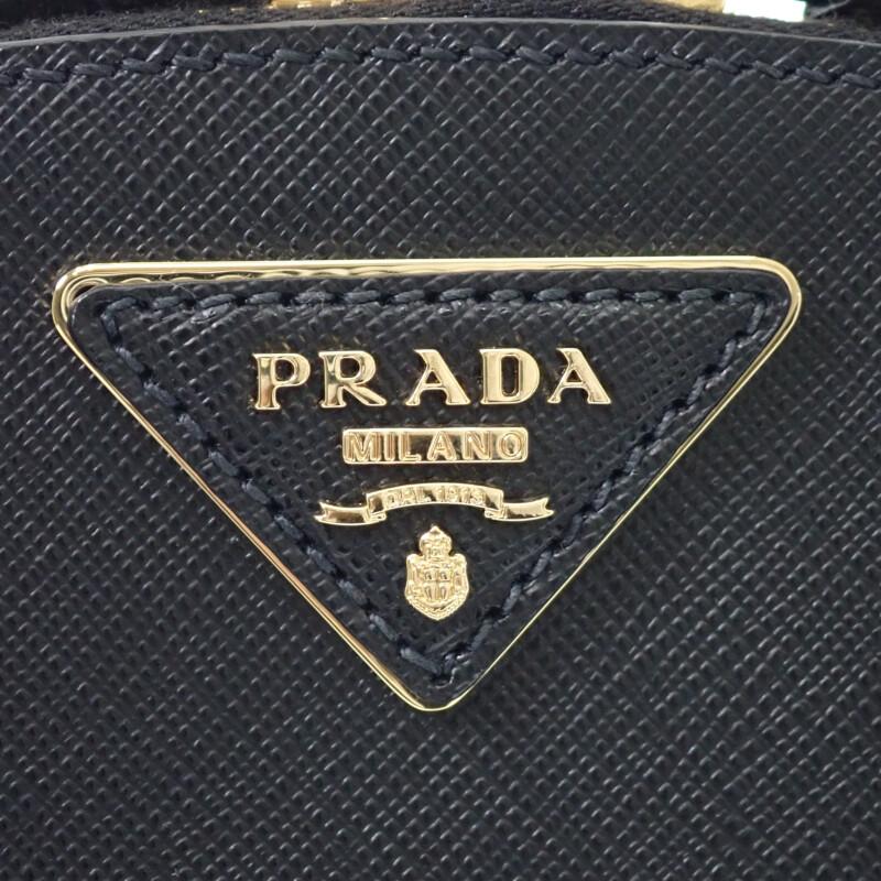 PRADA  1BH123 Shoulder Bag NERO/black Safiano Women