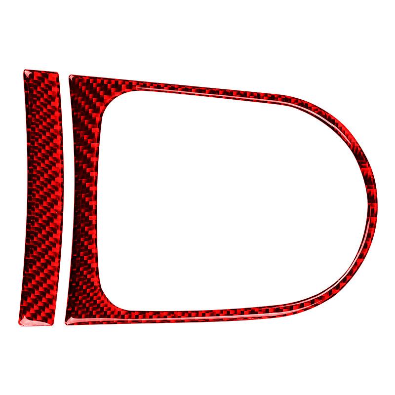 For Ford S550 Mustang GT 2015-2021 YEAR Premium Carbon Fiber Car Gear Shift Box Panel Sticker Interior Modification Accessories