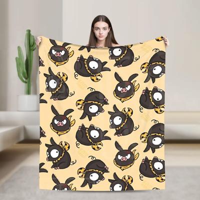 P Chan Ranma Pluche Deken Jongen Meisje Flanel Worpdeken Voor Huisdecoratie Superzacht Aangepaste Kwaliteit Sprei Cadeau