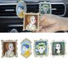 Car Air Vent Clip Painting Famous Paintings Car Air Fresheners Interior Charm Decoration Car Perfume Decoration For Automotive