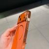 For iPhone 15 Electroplated Phone Case Transfer to 17 Pro Shockproof TPU PU Back Cover