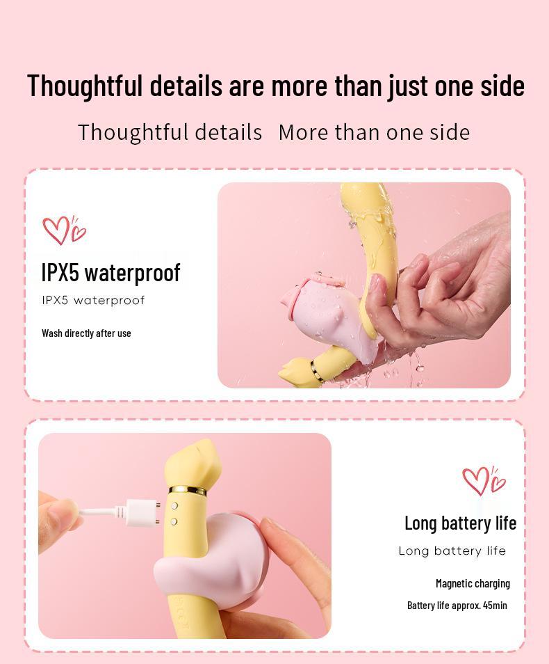 Magic Tongue Licking Vibrator: Clitoral and G-Spot Stimulator for Women