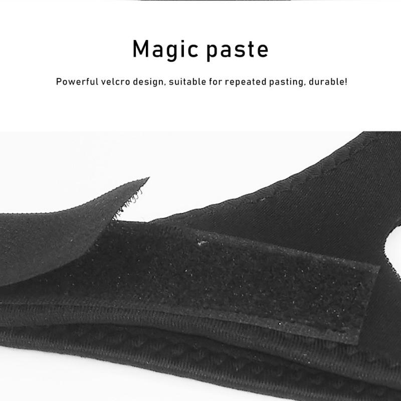 Dreieckiger Anti-Schnarch-Gurt Kinnluxation Fixiertes Stirnband Schwarze Kante