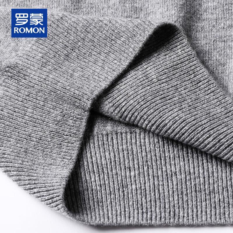 ROMON Men's Pure Cashmere Half-Turtleneck Sweater