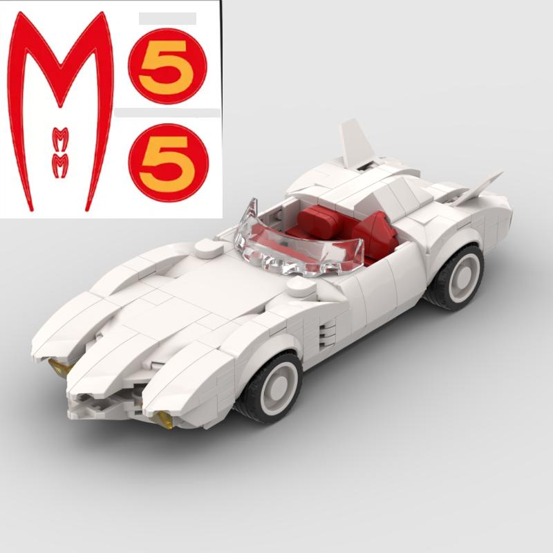 

MOC-192324 Cars Racers Building Blocks Sets City Vehicle Model DIY Kids Boy Toys Sport Super Creative Technique Google Disk