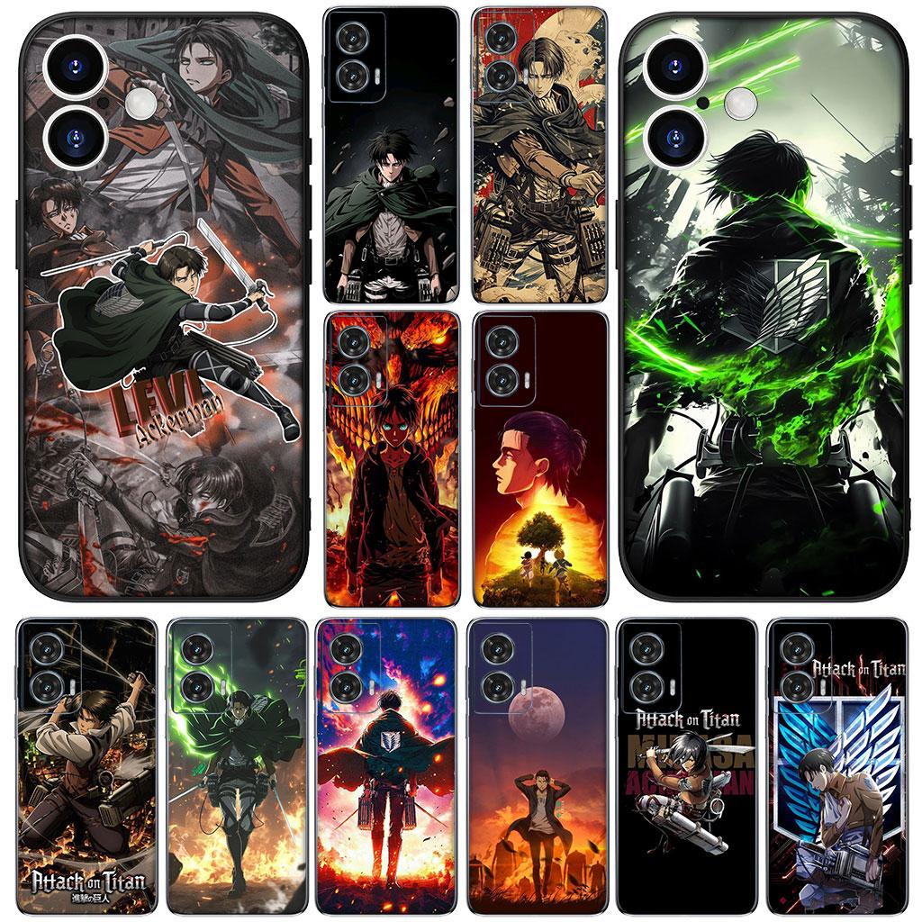 Phone Cover Attack Levi On Titan Eren Jaeger Anime for Xiaomi Poco C85 C71 C65 C61 X7 X6 X5 M6 M7 F6 F7 F8 Ultra Pro C75 Case