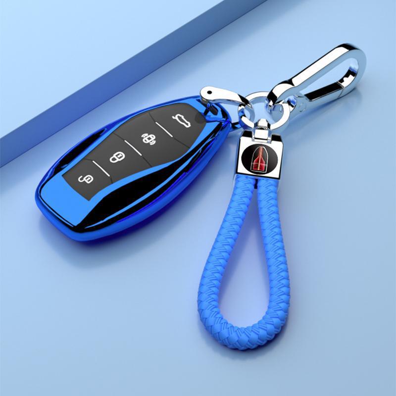 Premium HQ9 Men's Key Shell Cover for 2023 Hongqi H5 – Full Coverage with Stylish Buckle