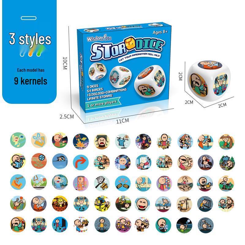 Story Dice: Educational Game To Boost Creativity and Logical Thinking for Kids
