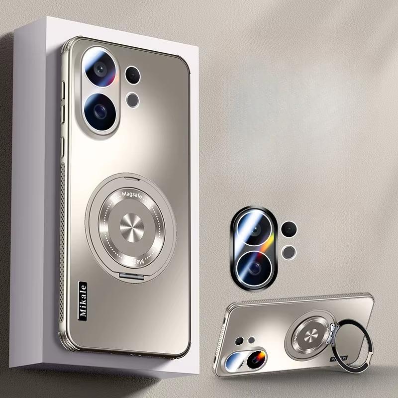 Für VIVO X200 FE Objektiv Kamera Folie Matt Hart Rückseite Hülle für VIVO S30 Pro Mini S 30 Magnetisch für Magsafe Ringhalter Ständer Abdeckung