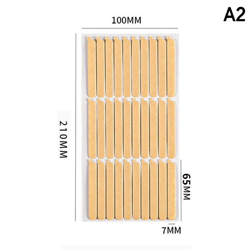 30/33pcs Nail Display Stand Adhesive Tape Strong Glue Stickers Double Sided For Practicing False Nail Salon at Home