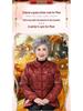 Winter Chinese Style Plate Buckle Padded Jacket for Elderly Women - Festive Tang Suit